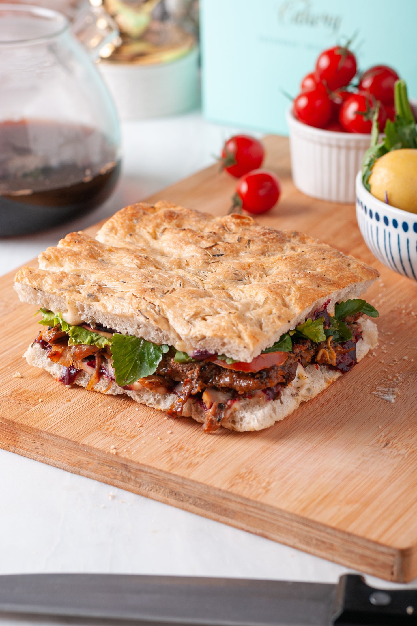 Chicken Cranberry Focaccia