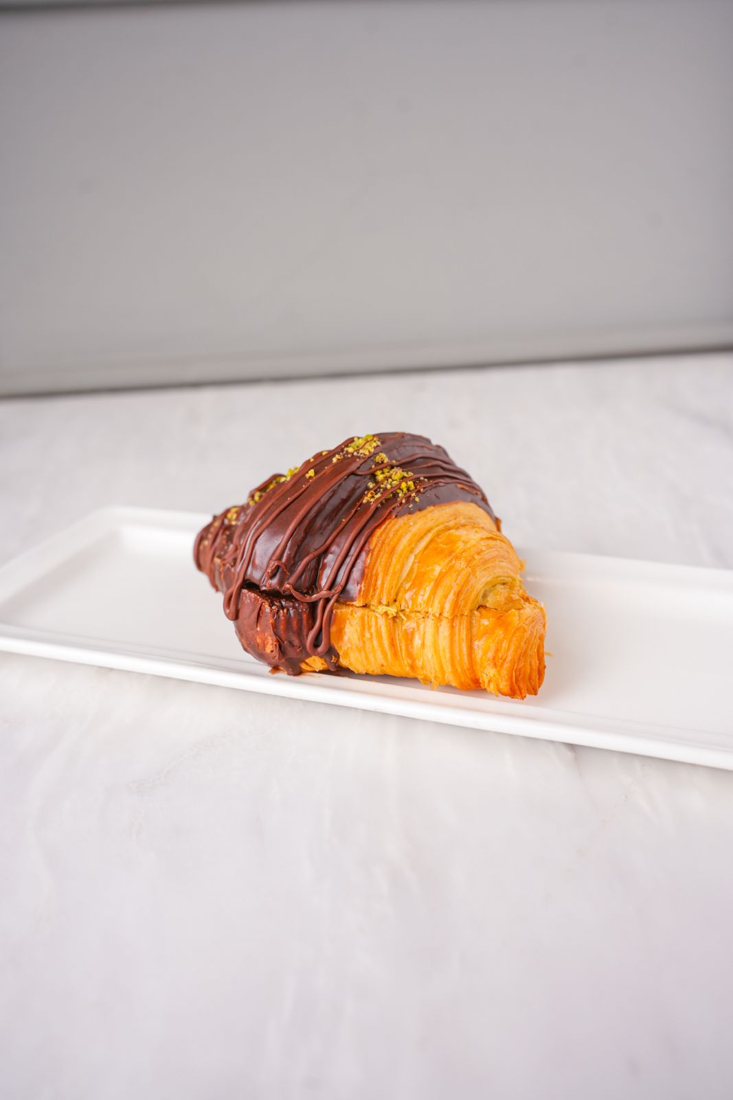 Pistachio Kunafa Croissant