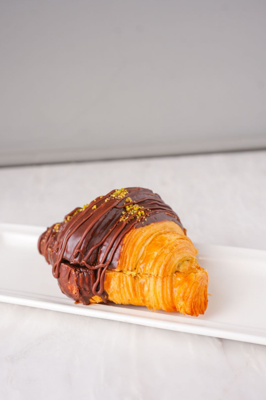 Pistachio Kunafa Croissant